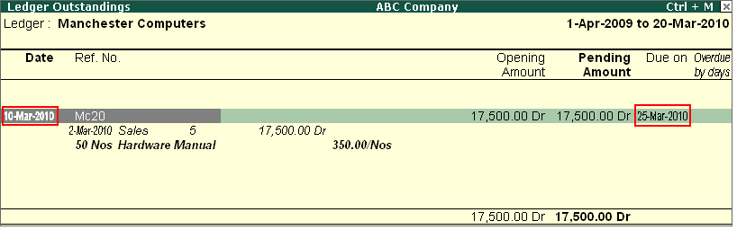 Interest Calculation from Effective Date of Transaction @ Tally.ERP9